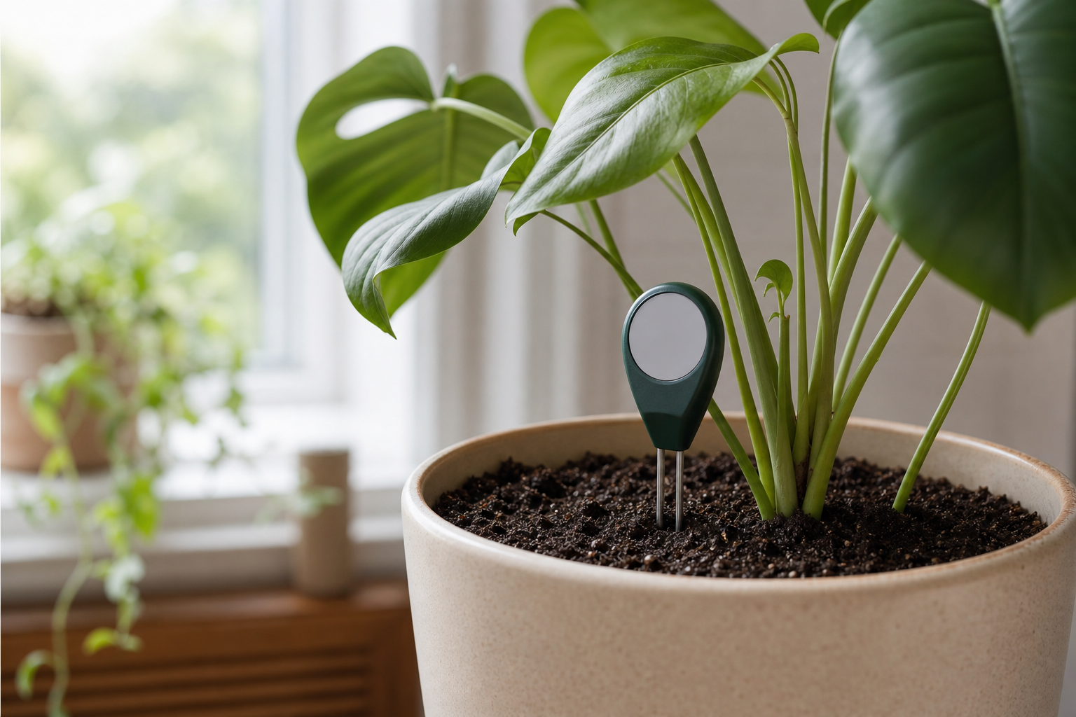 Sfeerbeeld: Vochtmeter planten